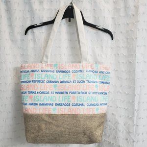 Island Life Beach Tote Bag